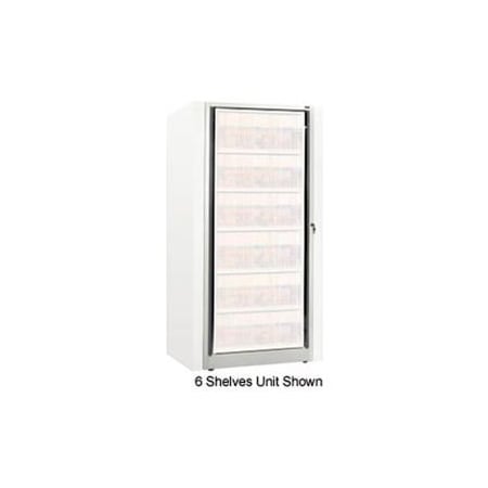 Datum Filing Systems Rotary File Cabinet Components, Base Adder Unit, Letter, 4-High, Bone White XSLT-A4E-T15